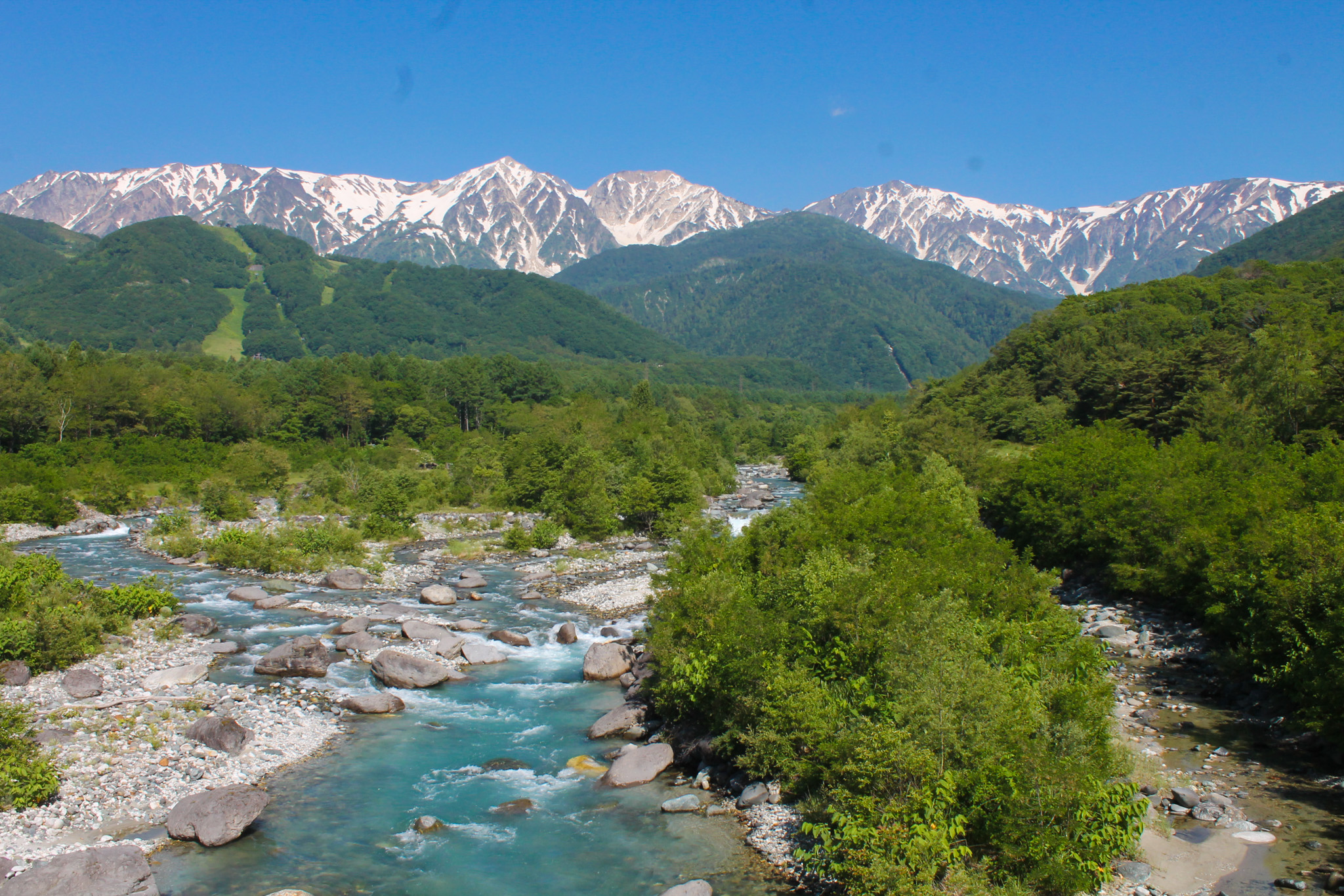 白馬の風景
