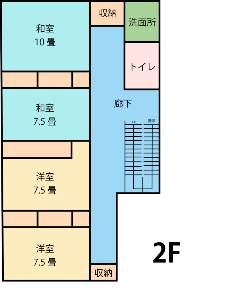 2階間取り図